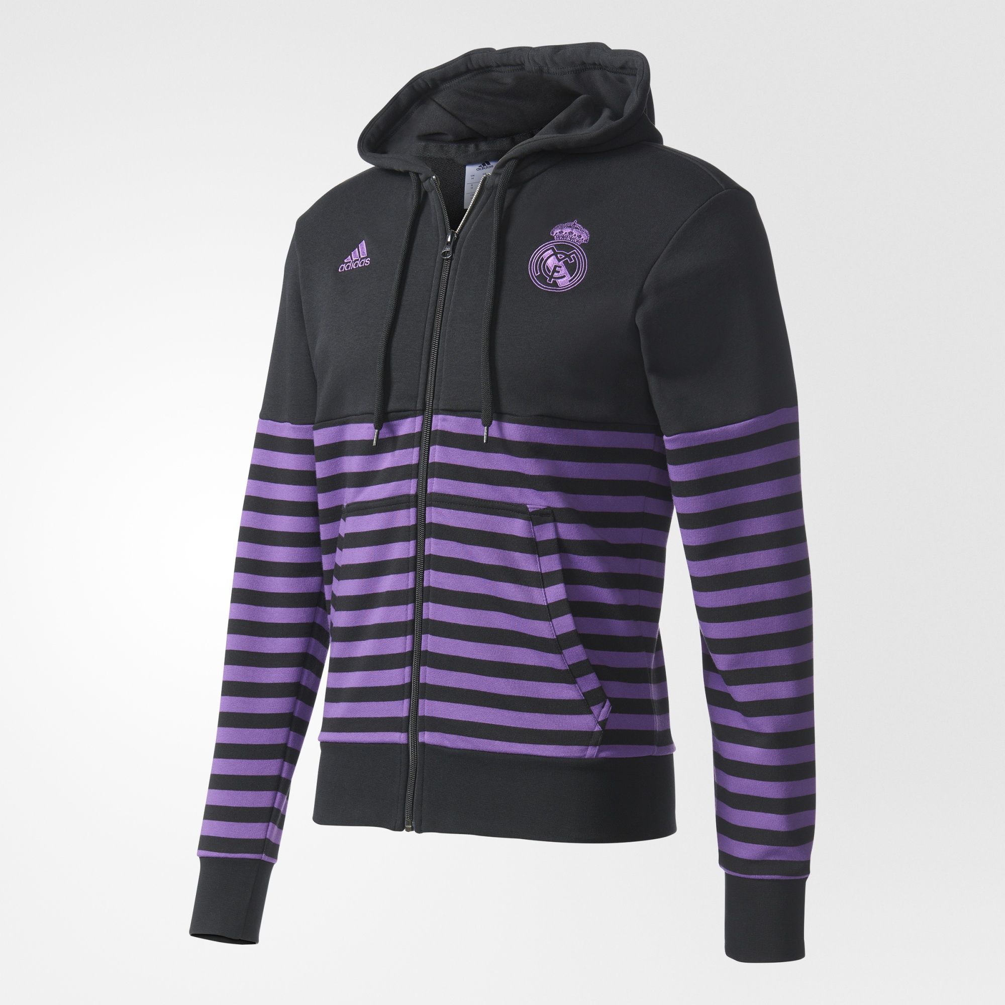 black and purple adidas hoodie