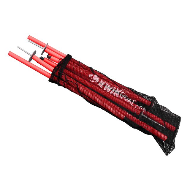 Kwikgoal Coaching Sticks 2 Go - High Vis Orange