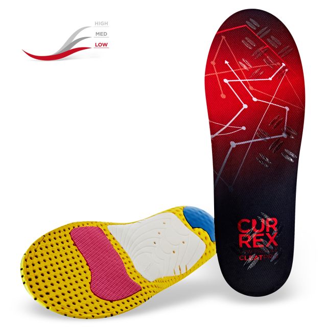 Currex CleatPro Dynamic Low Insoles - Red