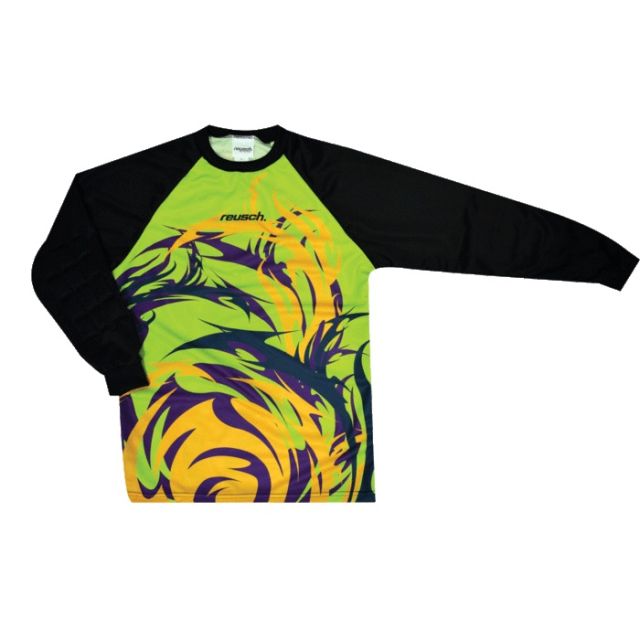 reusch Perfect Storm GK Jersey-Lime/Yellow/Purple
