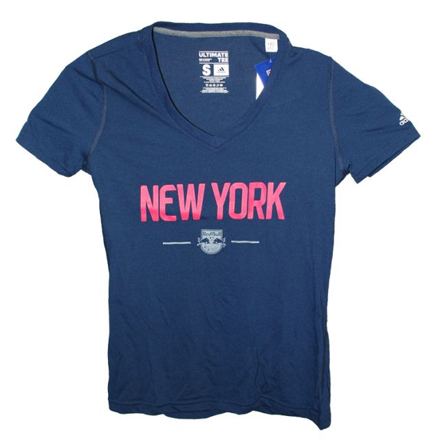 adidas NY Red Bulls Ultimate Women Tee - Navy/Red