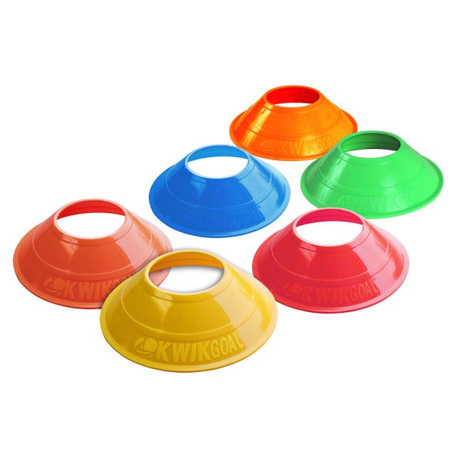 Kwikgoal Mini Disc Cones - 25 Pack