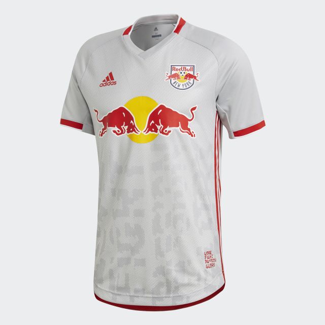 adidas NY Red Bulls Home Authentic Jersey 2019/20 - Grey