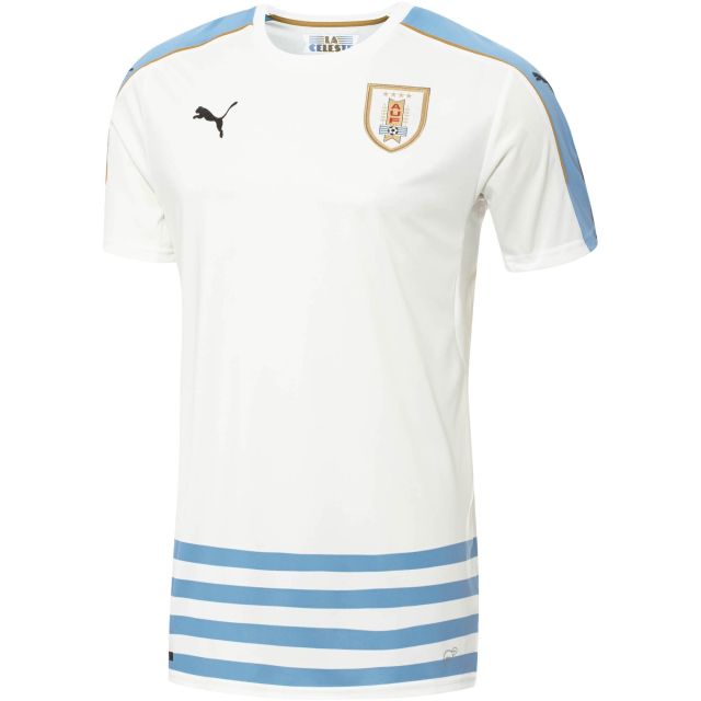 PUMA Uruguay Away Jersey 2016/17 - White