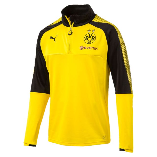 Puma BVB 1/4 Zip Training Top - Yellow/Black