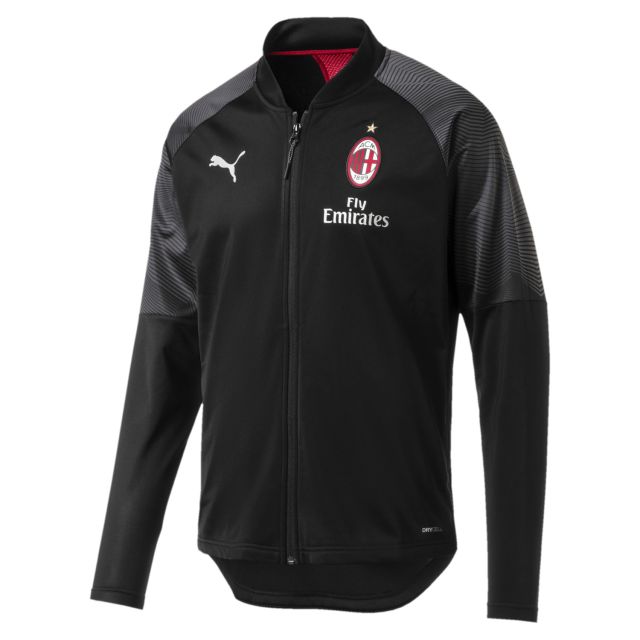 Puma AC Milan Stadium Poly Jacket - Black