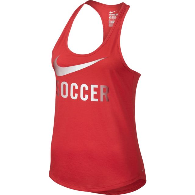 Nike Soccer Graphic Tank Top - Light Crimson