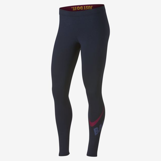 Nike Barcelona Womens Leg-A-See Leggings-Obsidian