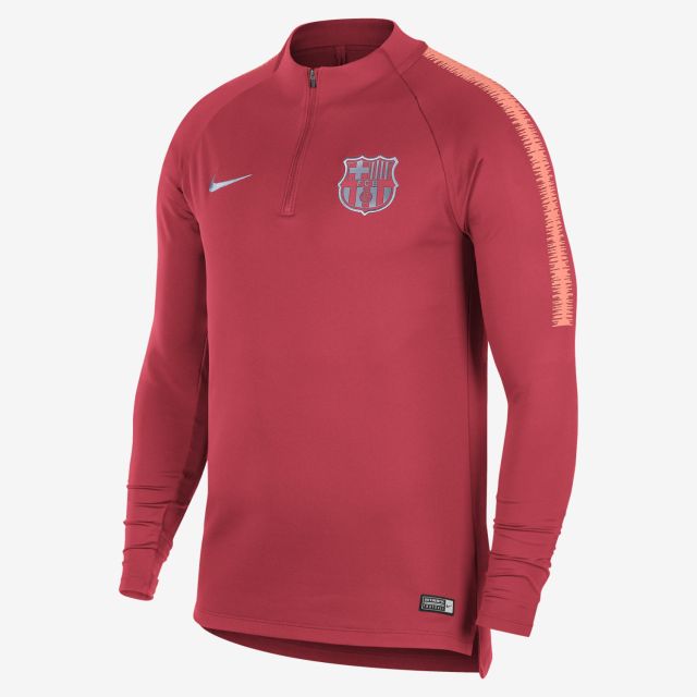 Nike Barcelona Mens Squad Drill Top 2018/19 - Pink