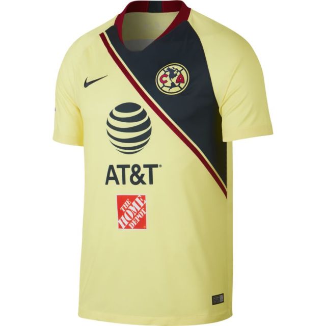 Nike Club America Home Jersey Mens 2018/19 - Yellow