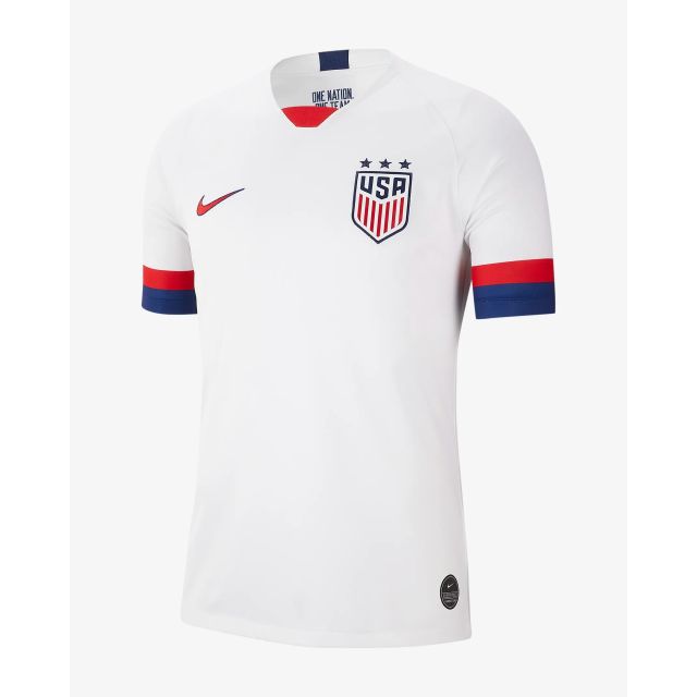 Nike USA Ws Team Mens Home Jersey 2019 - White - Blue - Red