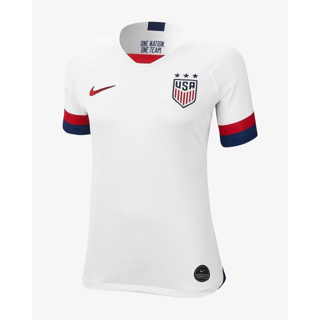 Nike USA Womens Home Jersey 2019/20 - White - Womens World Cup