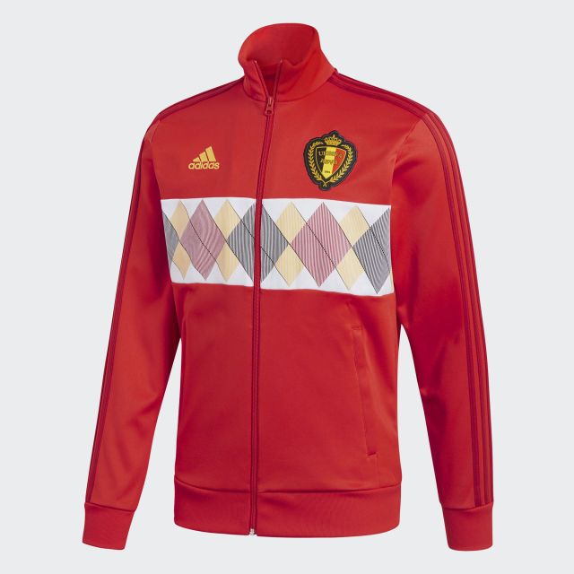 adidas Belgium 3-Stripes Track Jacket Men - Red