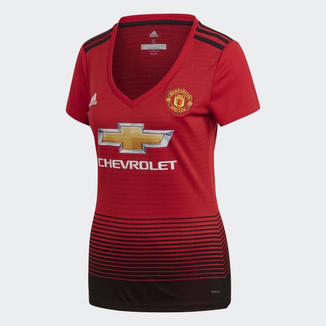 adidas Manchester United Home Jersey Womens 2018/19 - Red