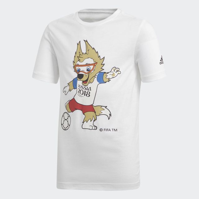 adidas FIFA World Cup 2018 Tee Youth - White