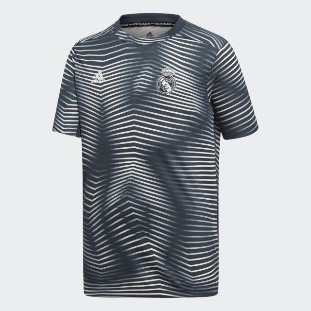 adidas Real Madrid Home Pre-Match Jersey Youth 2018/19 - Black