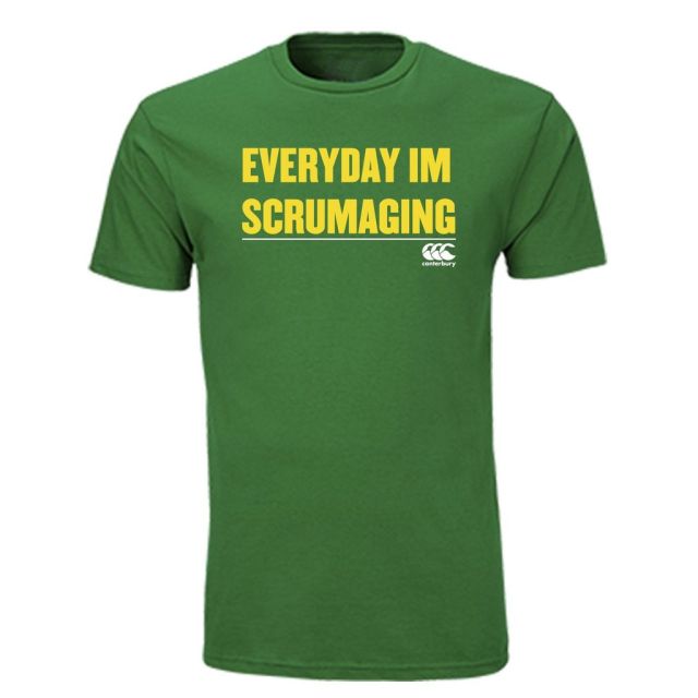 CCC "Everyday I'm Scrumaging" Tee - Green