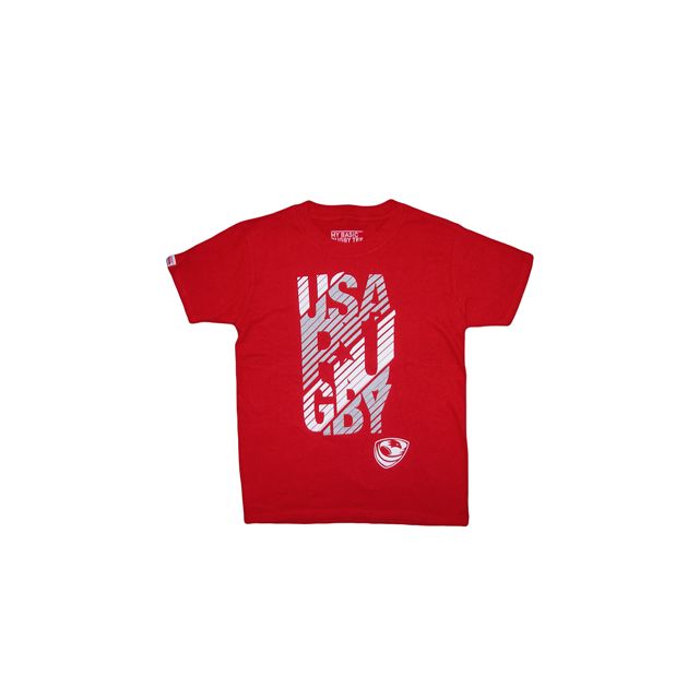 CCC USA Rugby Star Struck Graphic Tee - Red