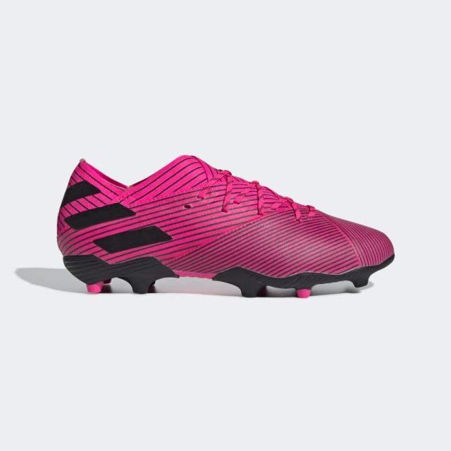 adidas Nemeziz 19.1 Firm Ground Soccer Cleats Junior - Pink - Hard Wired Pack