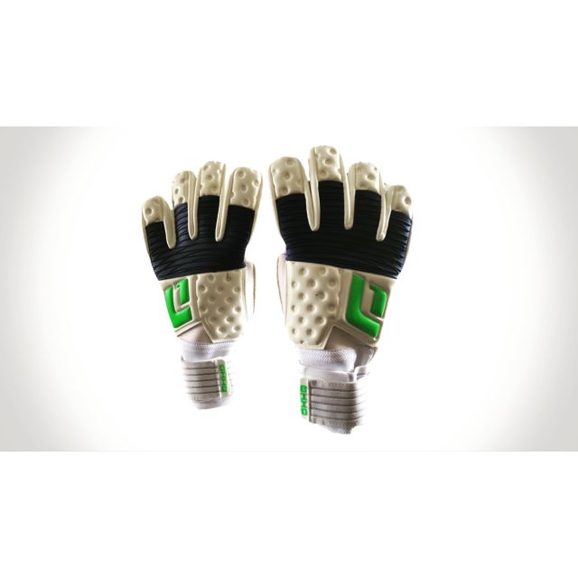L1 Breka Negative Cut Goalie Gloves - White/Navy