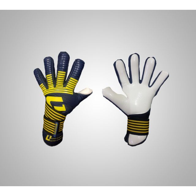 L1 Draconis Goalie Gloves - Navy/Yellow