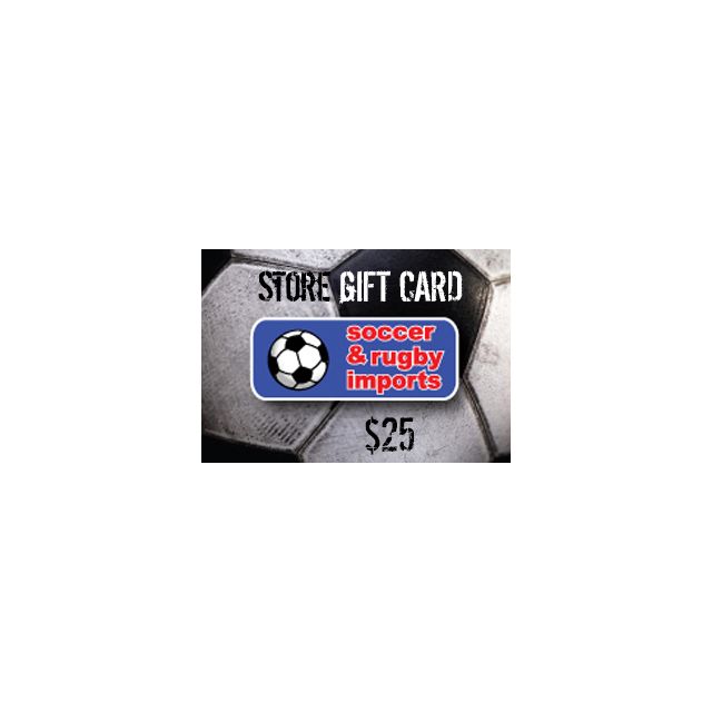 Soccer and Rugby In-Store Card $25