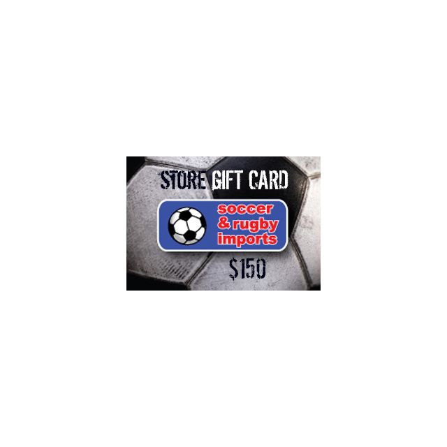 Soccer and Rugby In-Store Card $150
