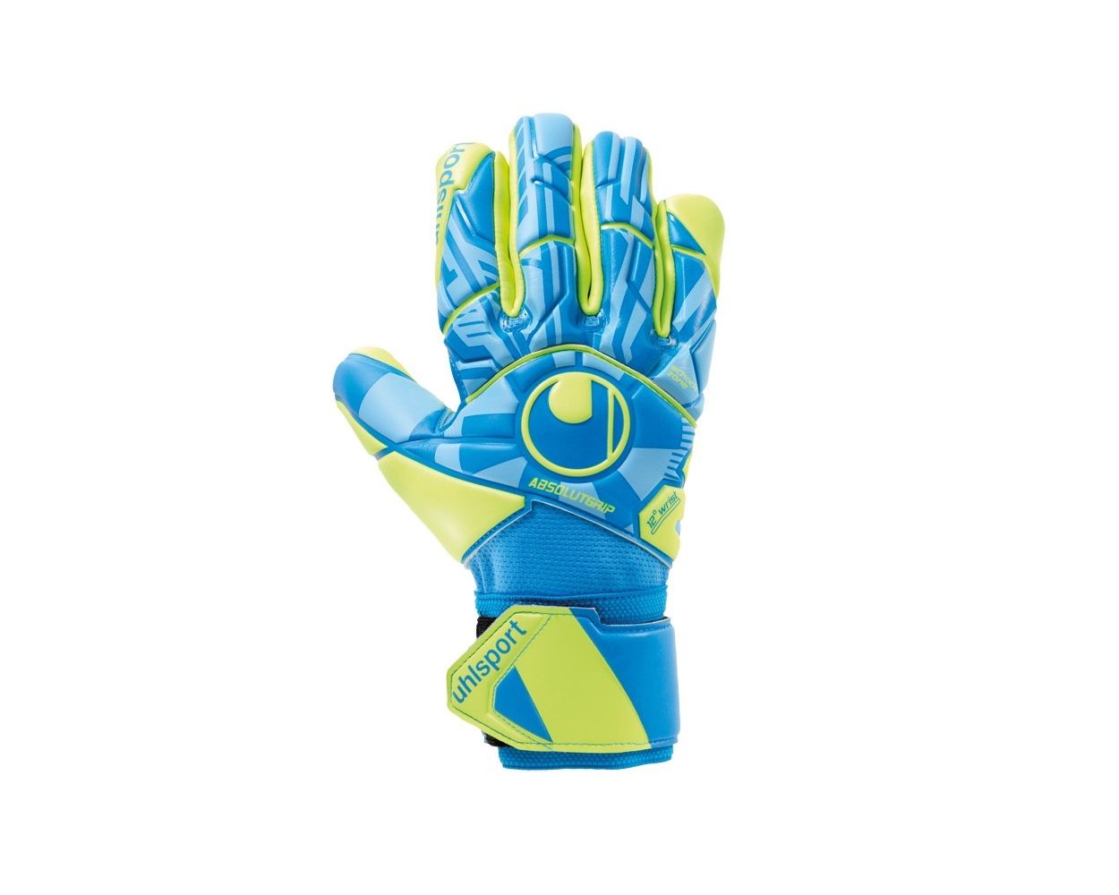 uhlsport Radar Control Absolutgrip HN Goalkeeper Gloves - Blue/Yellow