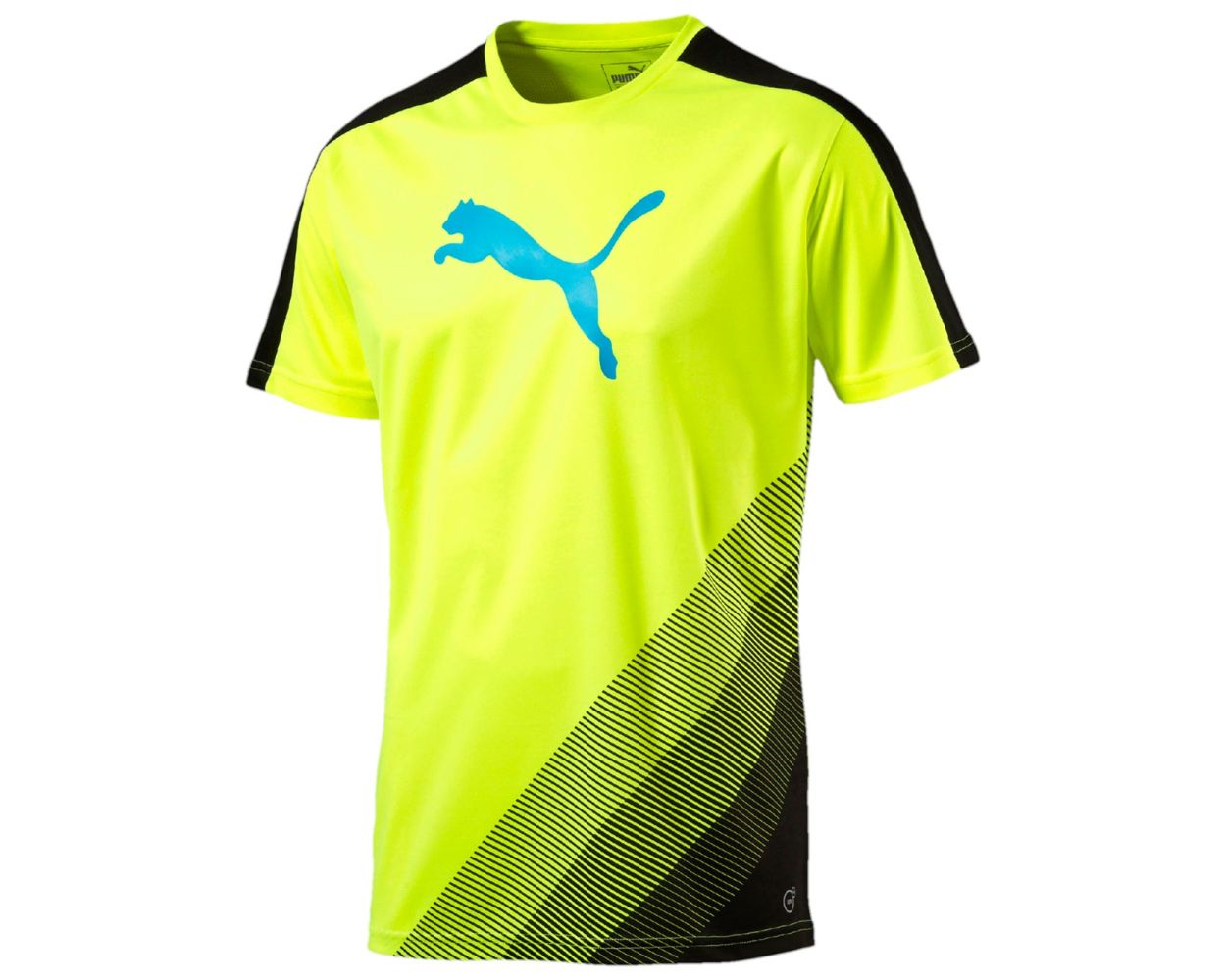 PUMA IT evoTRG Cat Graphic Tee Safety Yellow