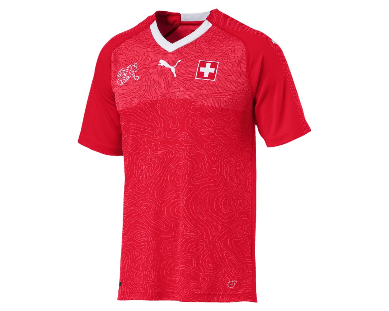 Puma Switzerland Home Jersey Mens 2018 - Red - World Cup 2018