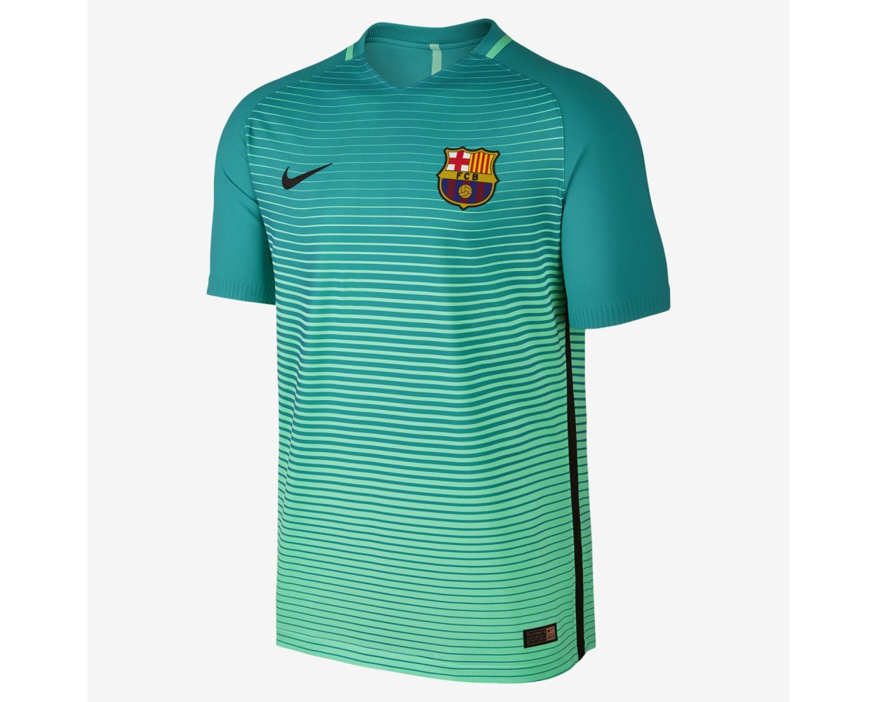 Nike Barcelona Vapor Match 3rd Jersey Mens 2016 17 Green