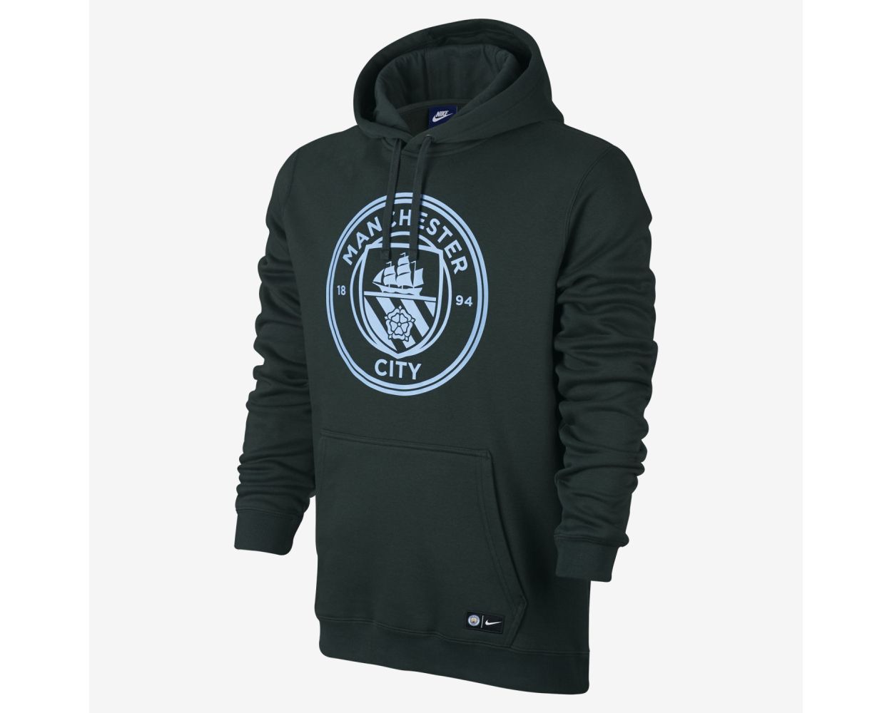 Nike Manchester City Pullover Hoodie - Outdoor Green