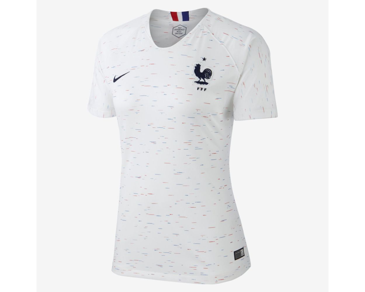 Nike France Away Jersey Womens 2018 - White/Navy - World Cup 2018