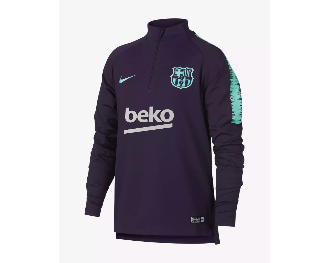 Nike Barcelona Youth Squad Top Purple Turquoise