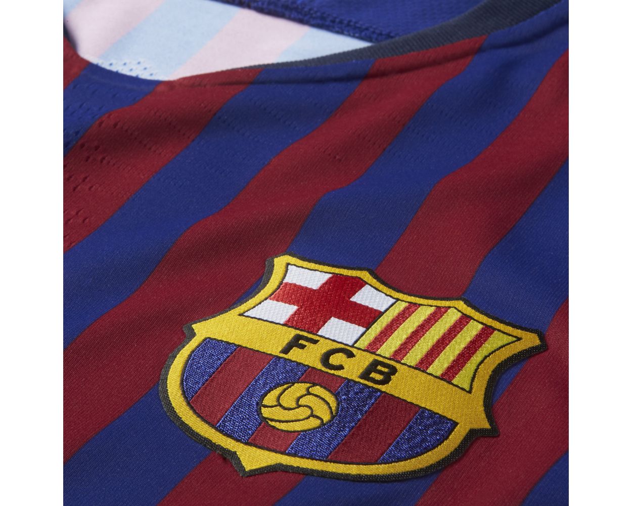 Nike Barcelona Vapor Match Home Jersey Mens 2018/19 - Navy/Red