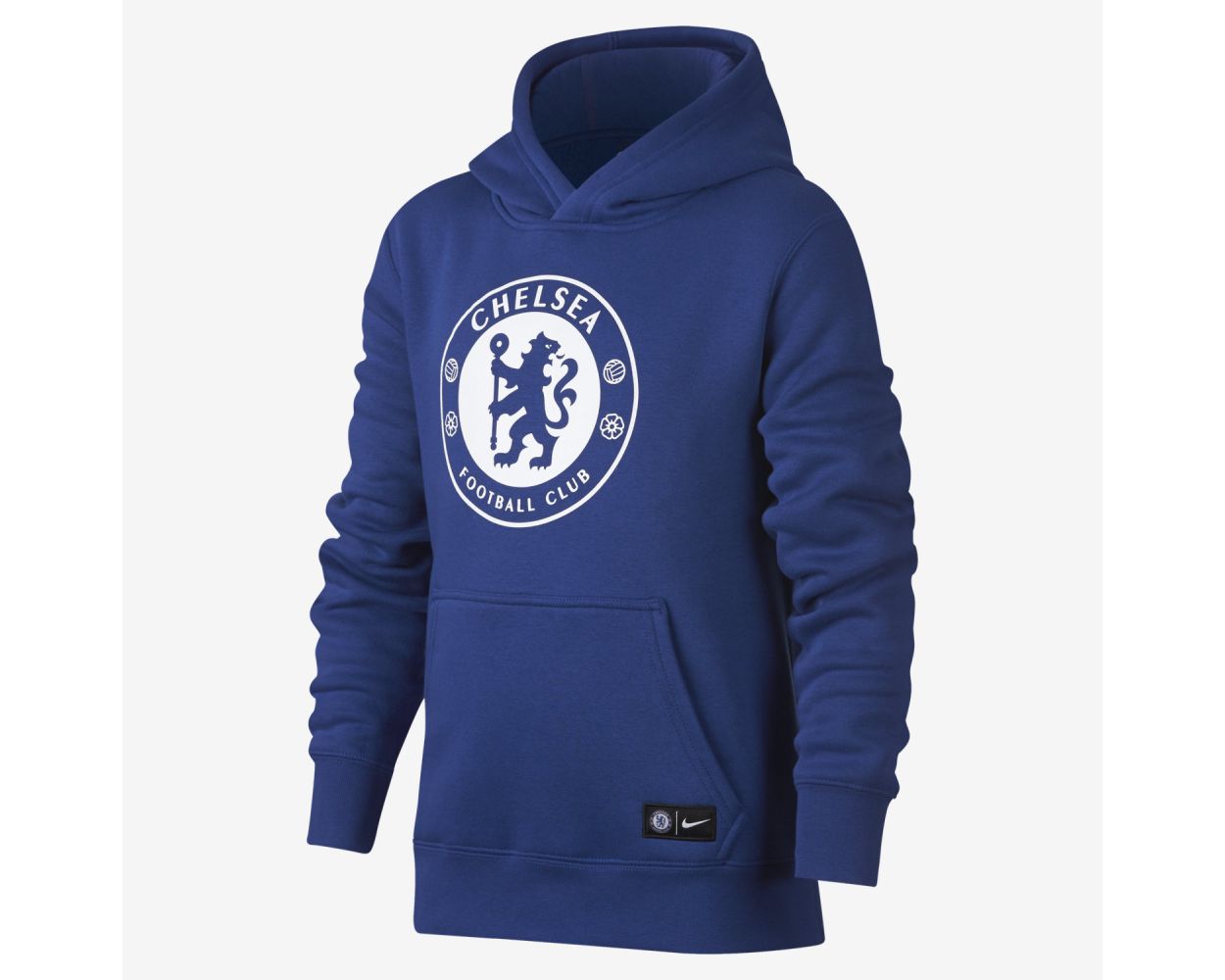 Nike Chelsea Pullover Hoodie Youth - Royal/White