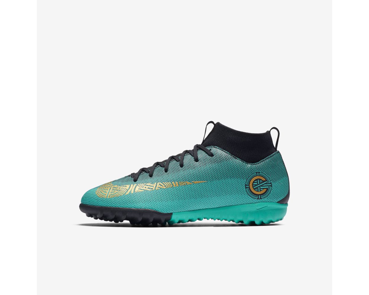 Nike MercurialX Superfly 6 Academy CR7 TF Jr Clear Jade Chapter 6