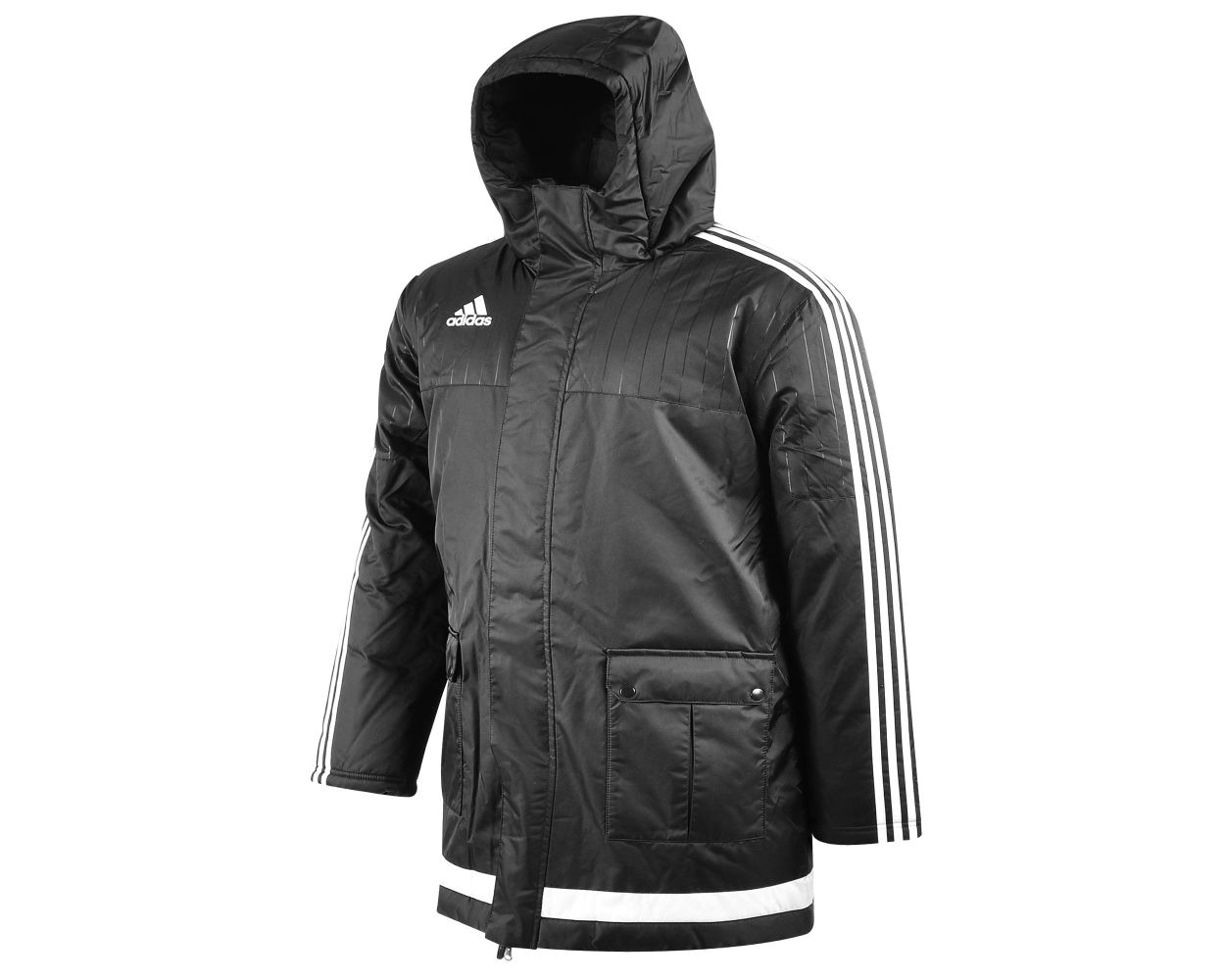 adidas Tiro 15 Stadium Jacket - Black/White