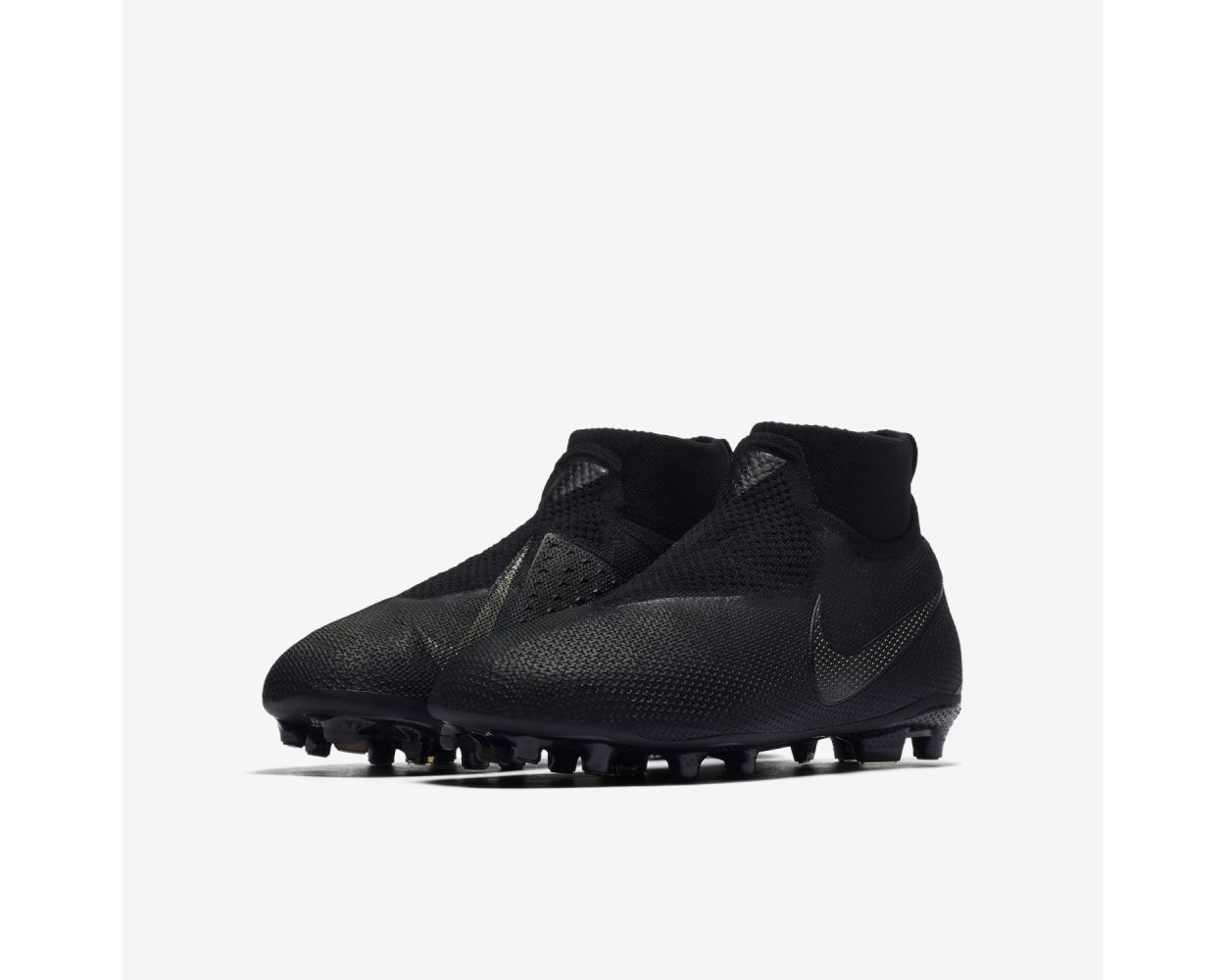 Nike Phantom VSN Elite DF FG Jr Black Black Ops