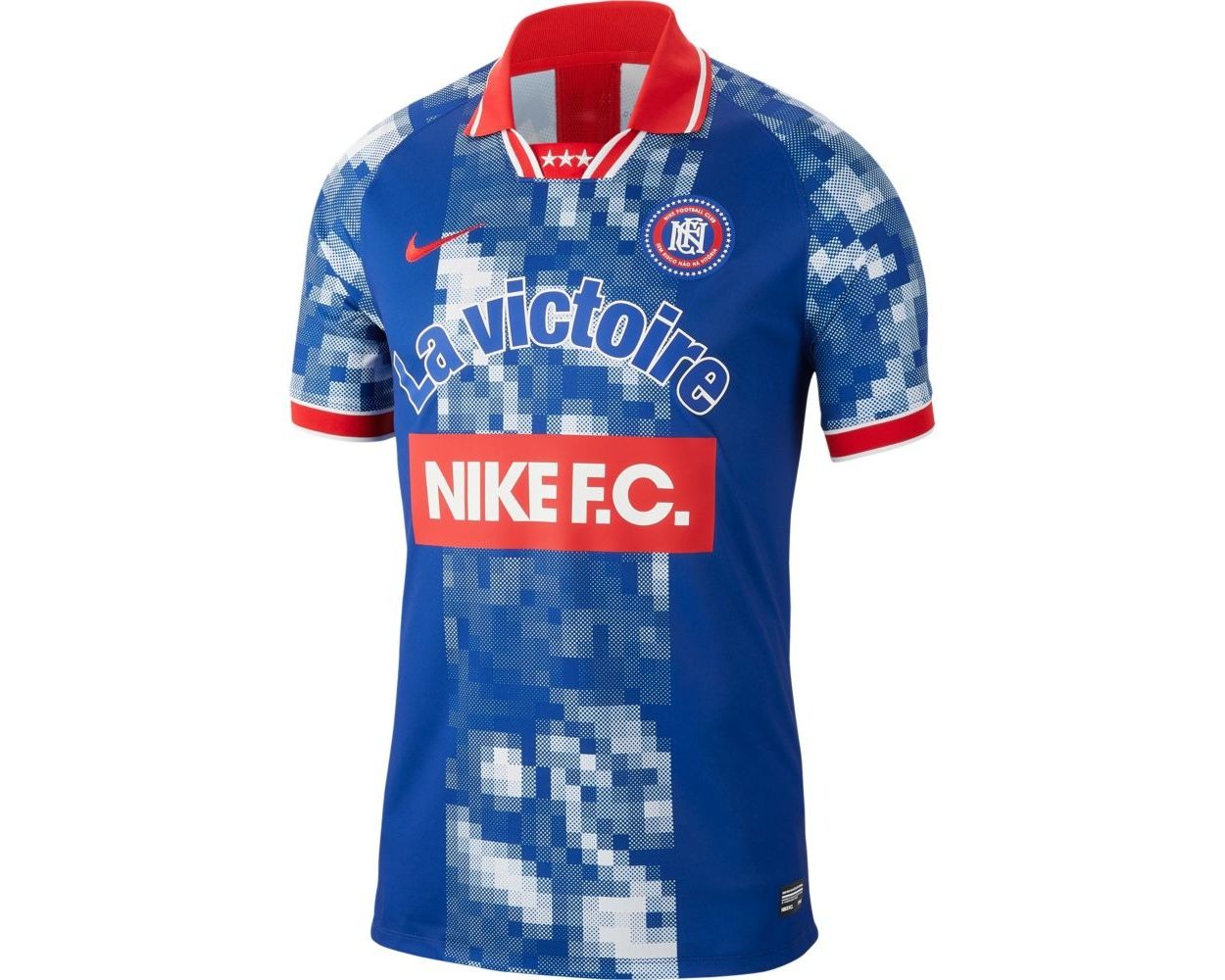 Nike F.C. Home Jersey for Victory - La Victoire - Blue red