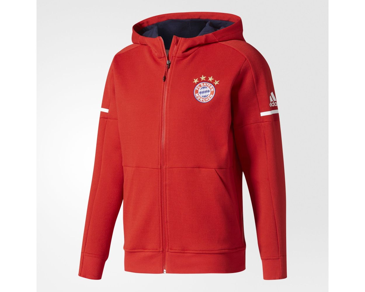 adidas Bayern Munich Anthem Squad Jacket - Red