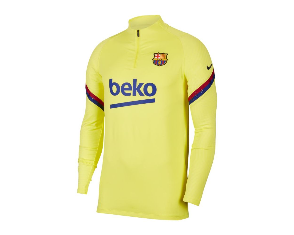 ウェア Nike Barcelona Squad Drill Top 2019/20 2019-20 Barcelona Nike 1/4 Zip Drill Top - 4/10 - (S)