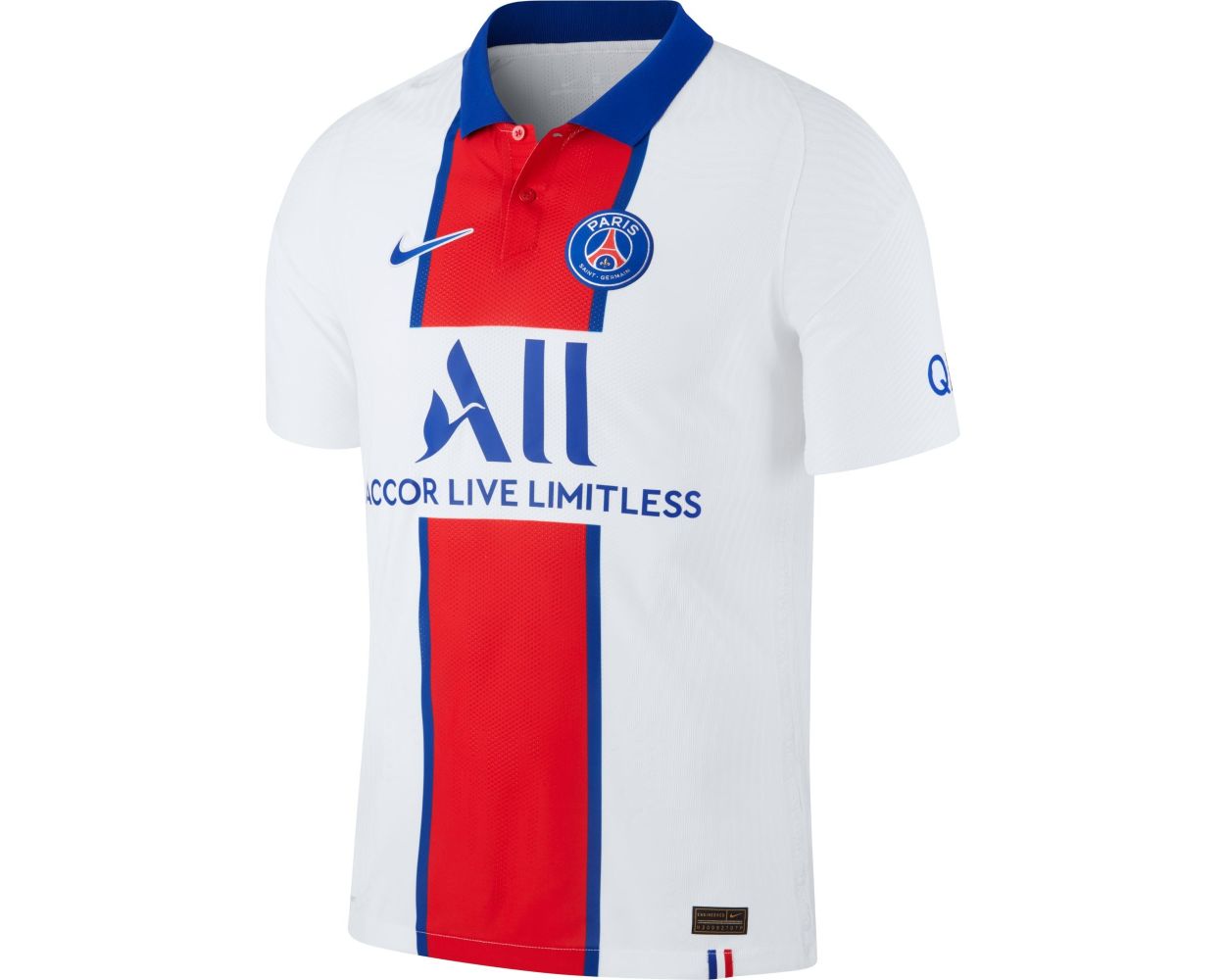 Nike PSG Authentic Away Mens Jersey 2020/21- White