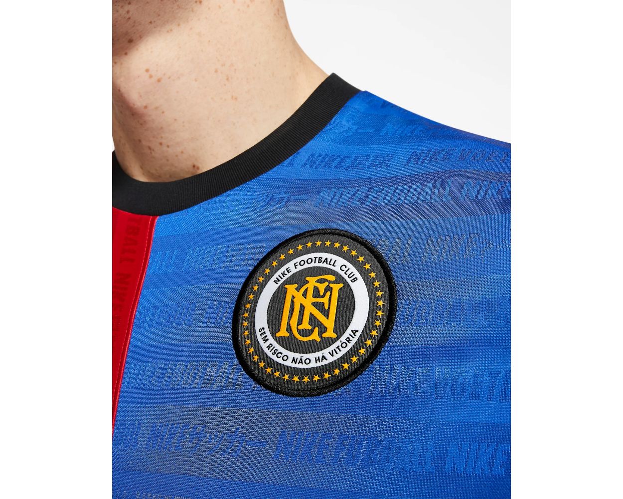 Nike F.C. Men's Home Jersey - Royal-Red-Black