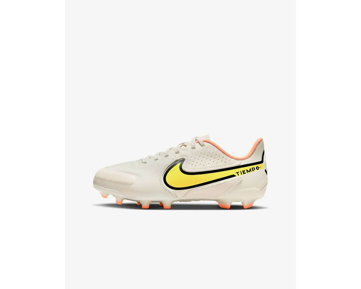 Nike tiempo white and yellow on sale