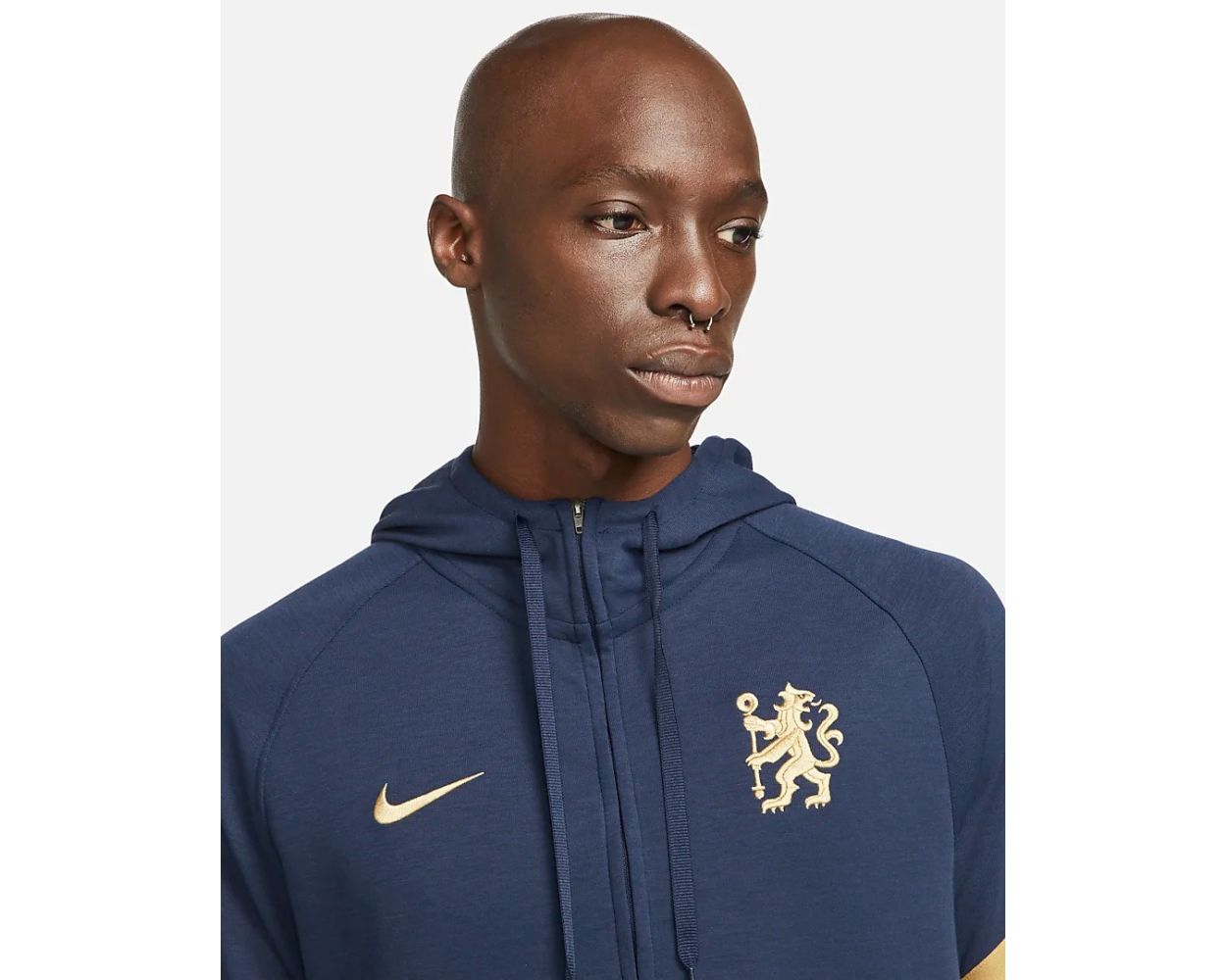 Nike Chelsea Zip Fleece Hoodie - Blue
