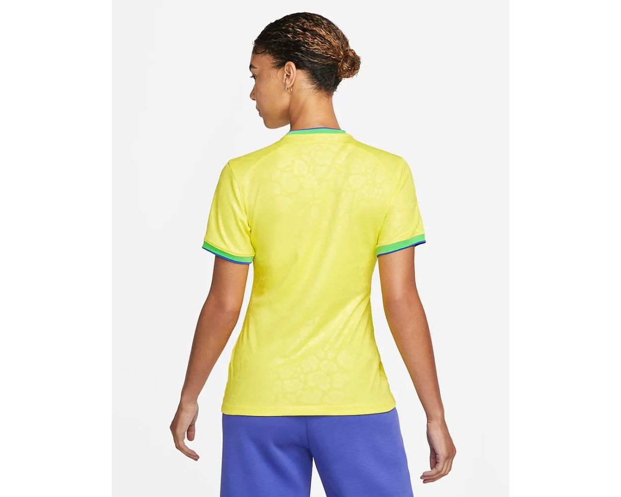 Nike Brazil 2022/23 Stadium Away Jersey Parmount Blue/Green Spark/Dynamic  Yellow/Green Spark