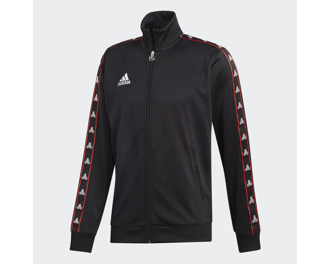 adidas Tango Tape Clubhouse Jacket - Black/Red