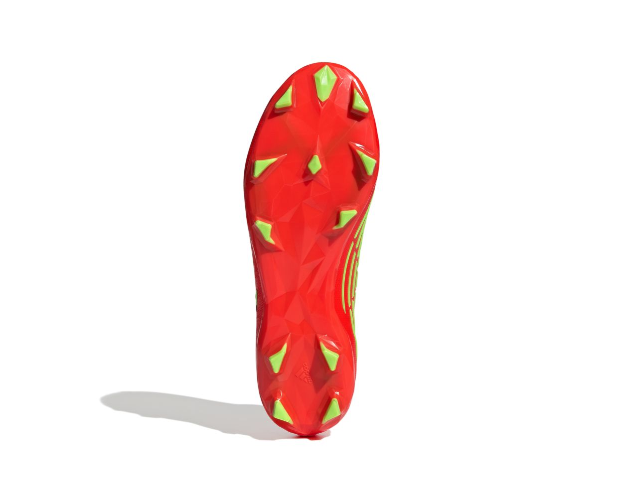 adidas Predator Edge.2 FG Solar Red / Solar Green Soccer Cleats GW1009 Adidas Predator Edge.2 FG GameData Pack Solar Red Cleats  main image 2