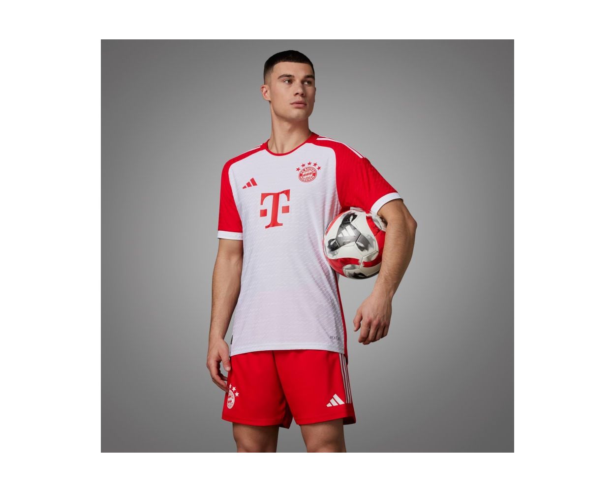 Adidas Bayern Home Auth Jersey - White